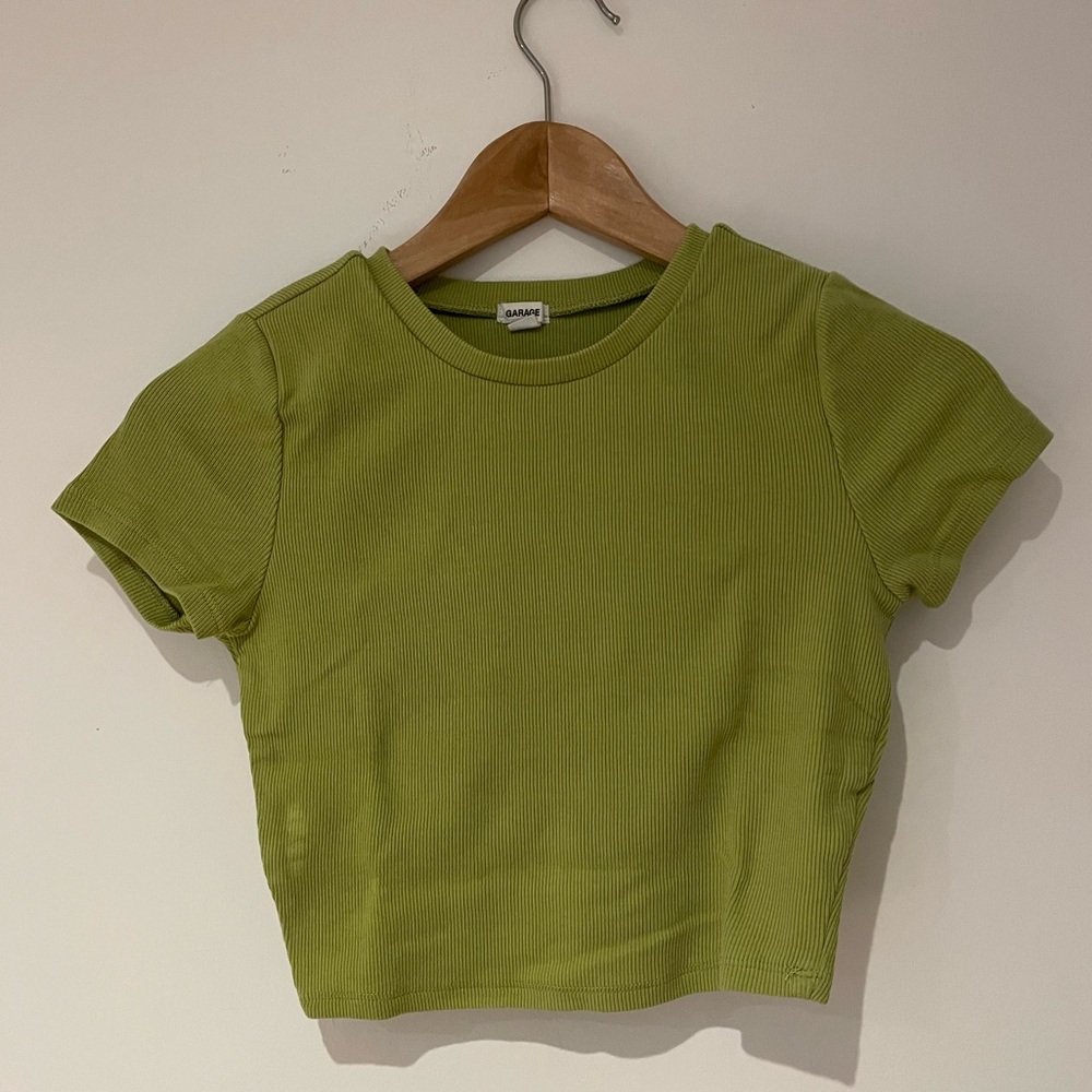 Garage cropped T-shirt Size Small